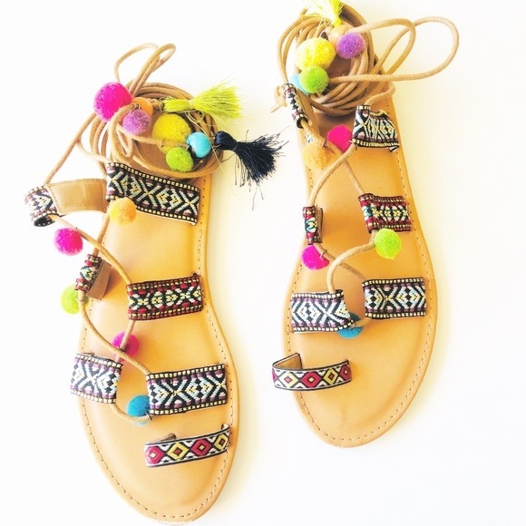 NWT CATHERINE MALANDRINO MALLIDRIE SANDALS - Picture 2 of 3